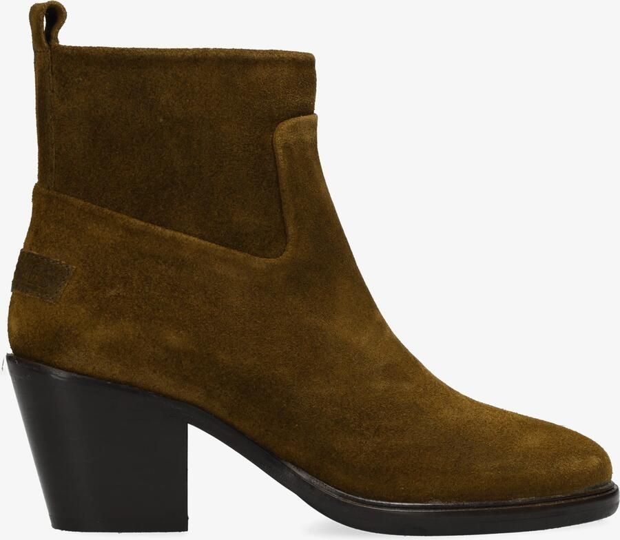 Shabbies Amsterdam Julie Ankie gewaxt suède Warm bruin