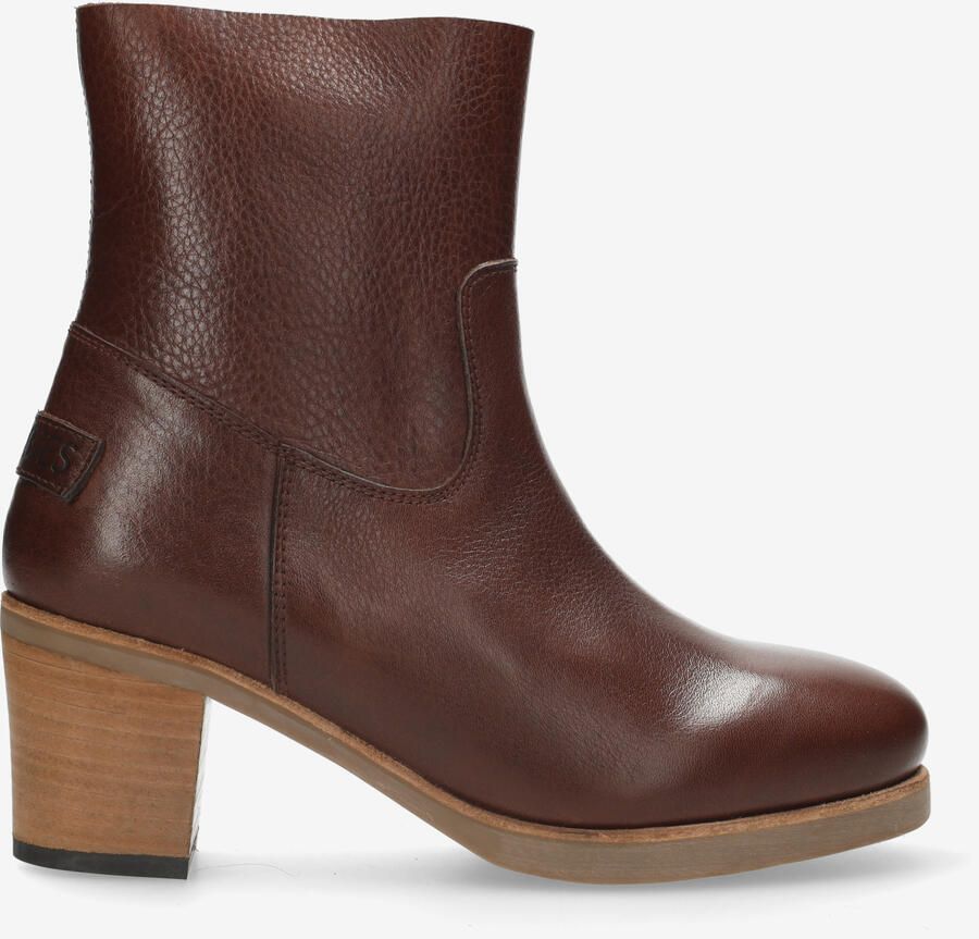 Shabbies Amsterdam Enkellaarzen Lieve Ankie Brown Dames Laarzen - Foto 2