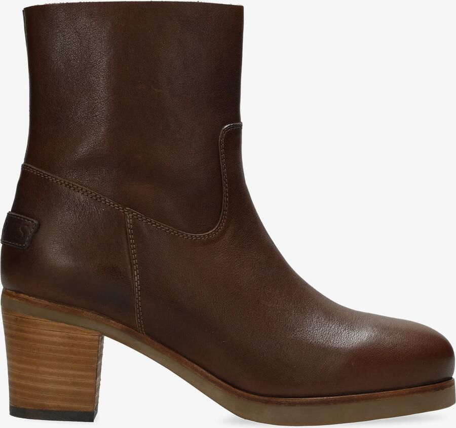 Shabbies Amsterdam Lieve Ankie enkellaars Leer Bruin