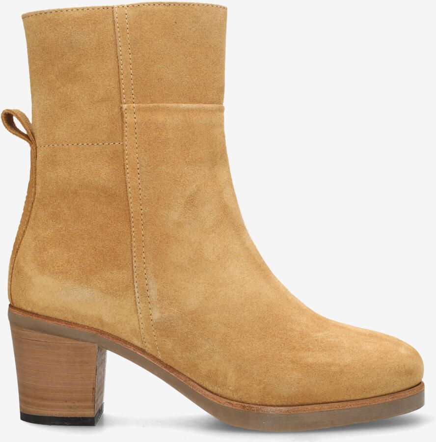 Shabbies Amsterdam Enkellaarzen Lieve Ankle Light Cognac Dames Laarzen - Foto 3