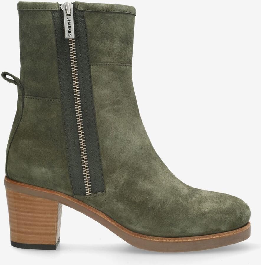 Shabbies Amsterdam Enkellaarzen Lieve Zita Olive Dames Laarzen - Foto 2