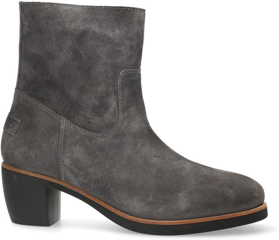 Shabbies Amsterdam Enkellaarzen Lucie Ankie Donker Grey Dames Laarzen - Foto 3