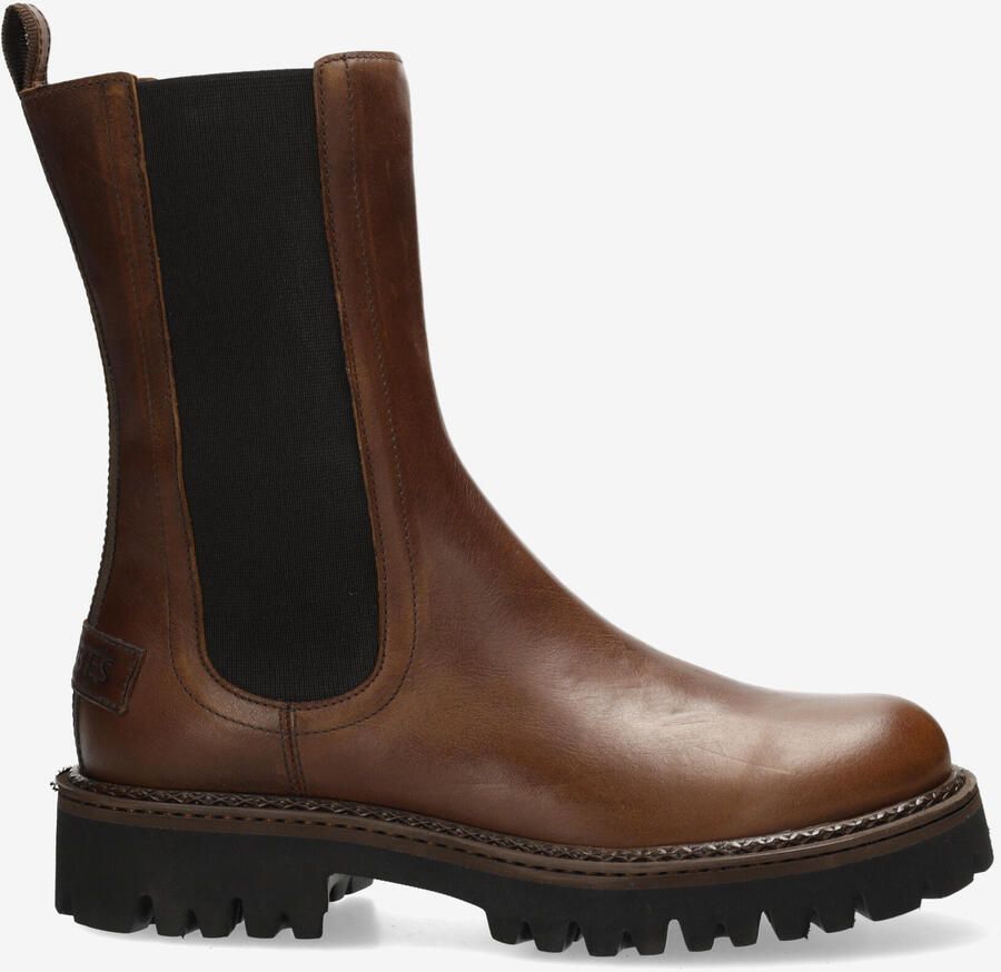 Shabbies Amsterdam Chelsea Boot Marjorie Shelly Bruin Dames Laarzen