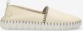 Shabbies Amsterdam NOVA Espa Floater leren espadrilles licht beige - Beige