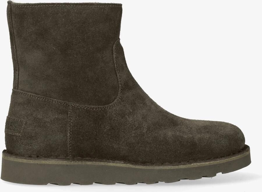 SHABBIES Enkelboots Dames Palissa Mia Zip Maat: 41 Materiaal: Suède Kleur: Bruin - Foto 6