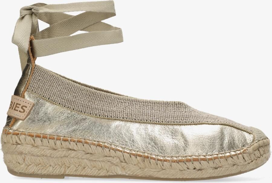 Shabbies Amsterdam Palma Kimono Espadrille Metallic Lichtgoud - Foto 4
