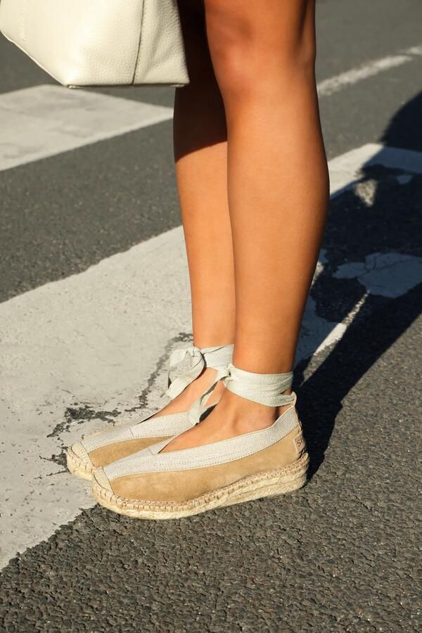 Shabbies Amsterdam Shabbies Palma Espadrilles Zomer Schoenen Dames Grijs - Foto 7