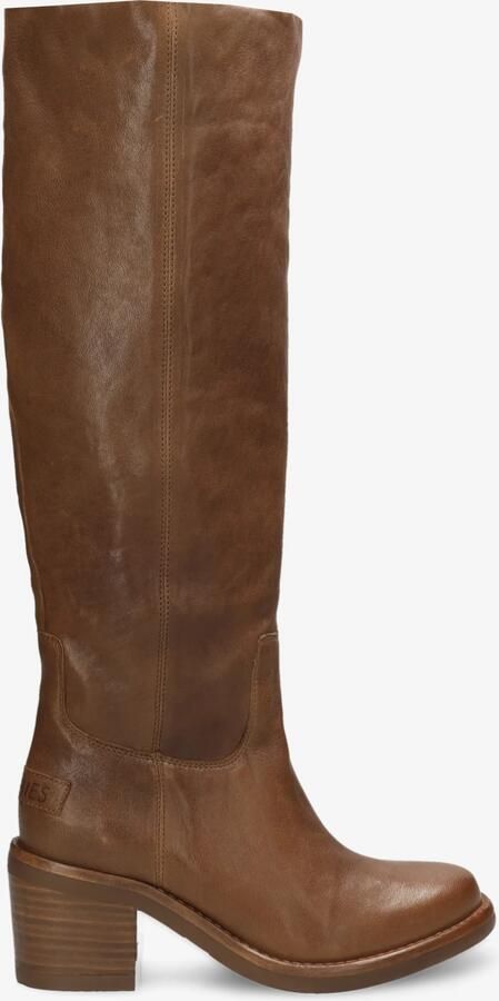 Shabbies Amsterdam Puk Tuba boot kortere schacht Leer Cognac