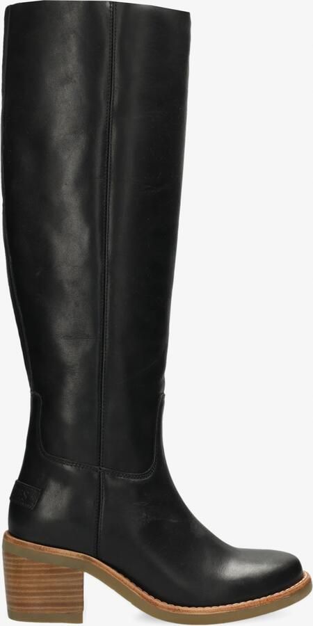Shabbies Amsterdam Puk Tuba boot kortere schacht Leer Zwart