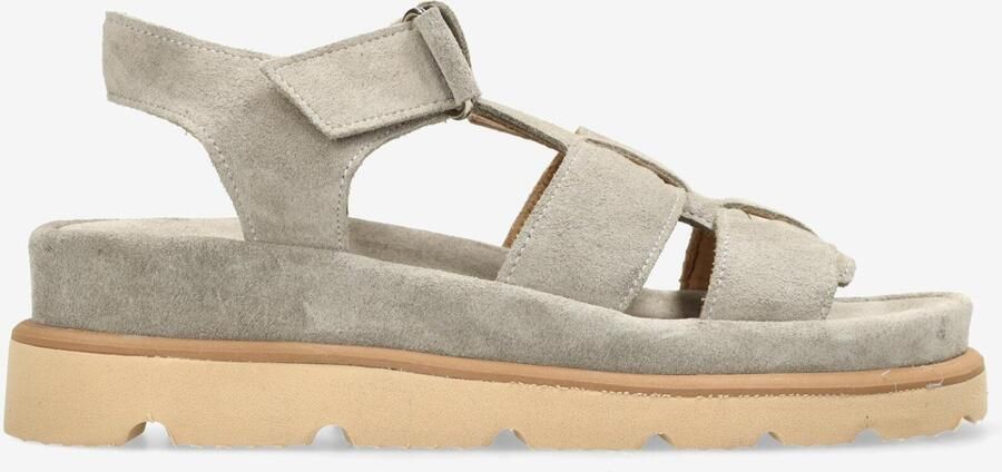 Shabbies Amsterdam Sandalen Wana Sage Green