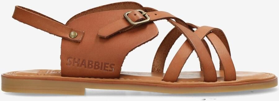 Shabbies Amsterdam Sandalen Angel Cross Cognac - Foto 2