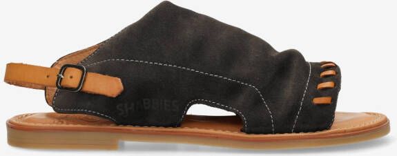 Shabbies Amsterdam Sandalen Angel Sleeve Donker Brown