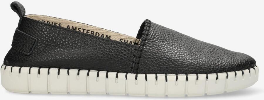 Shabbies Amsterdam NOVA Espa Floater leren espadrilles zwart - Foto 3