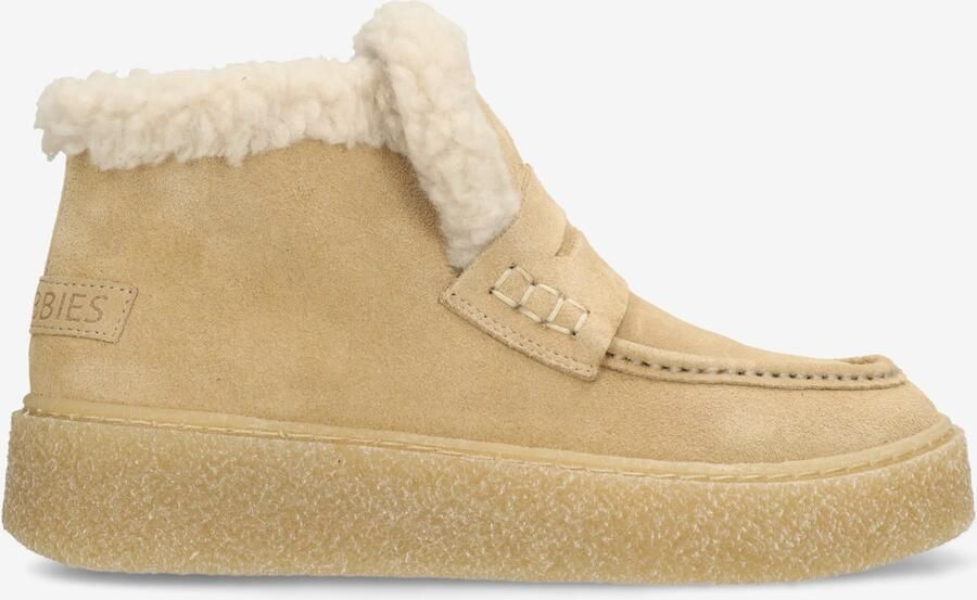 Shabbies Amsterdam SENNA ANNA Ankle boot suede Sand