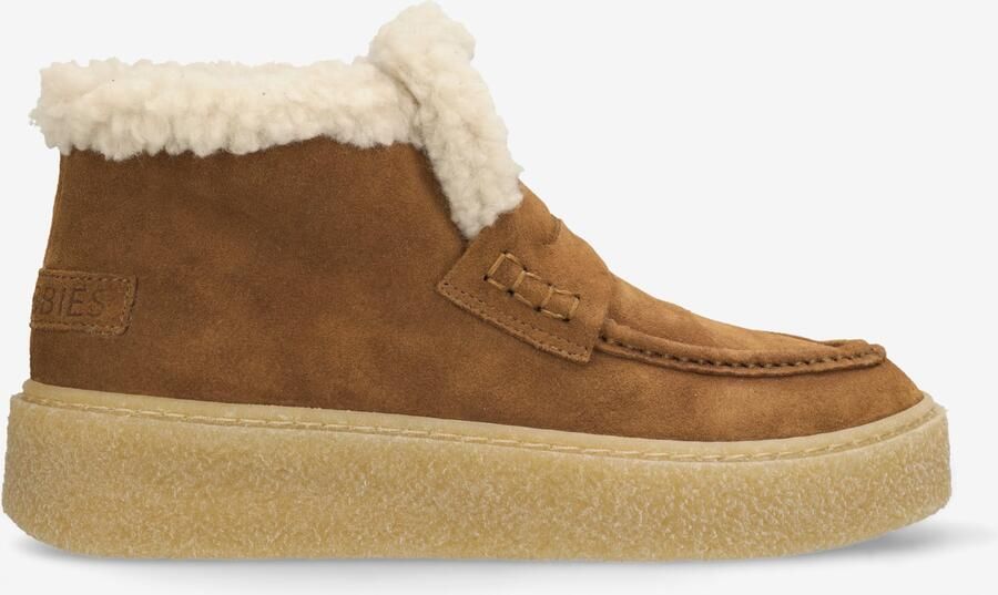 Shabbies Amsterdam SENNA ANNA Ankle boot suede Warm Brown