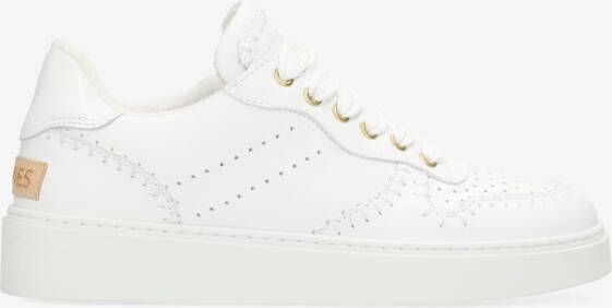 SHABBIES Lage Sneakers Dames Bossa Festa Maat: 39 Materiaal: Leer Kleur: Wit - Foto 3