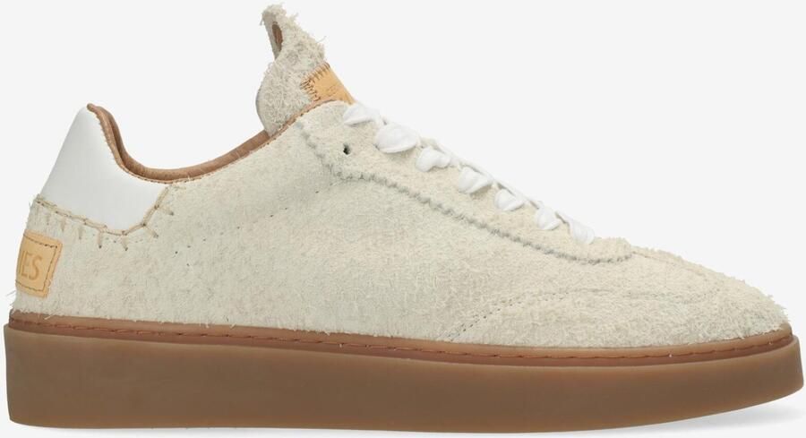 SHABBIES Lage Sneakers Dames Bossa Nuovo Maat: 40 Materiaal: Suède Kleur: Wit - Foto 3