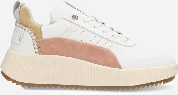 Shabbies Amsterdam Sneaker Chavi Shot White Pink - Foto 3