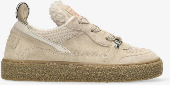SHABBIES Lage Sneakers Dames Chewy Unna Maat: 40 Materiaal: Suède Kleur: Beige - Foto 3