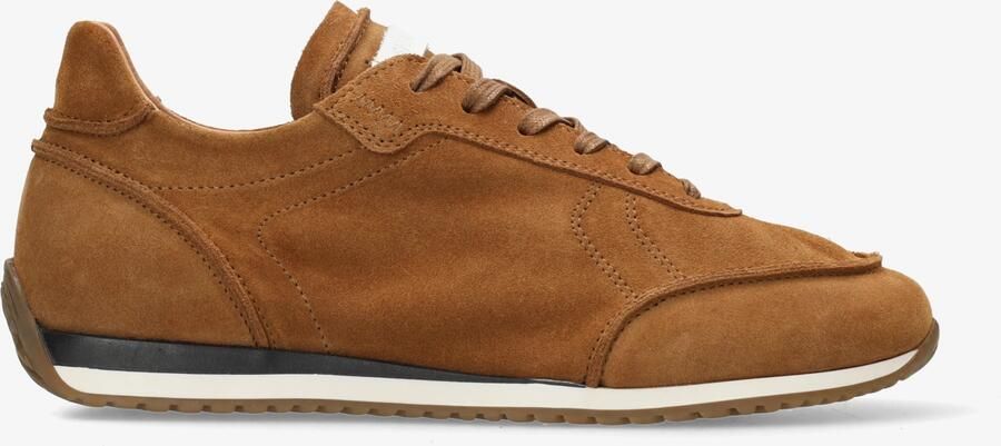 Shabbies Amsterdam Taya Base sneaker Suède Cognac