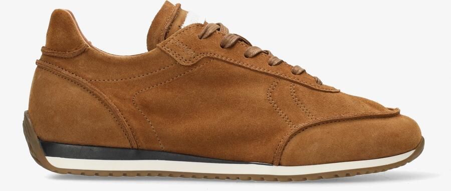 Shabbies Amsterdam Taya Base sneaker Suède Cognac
