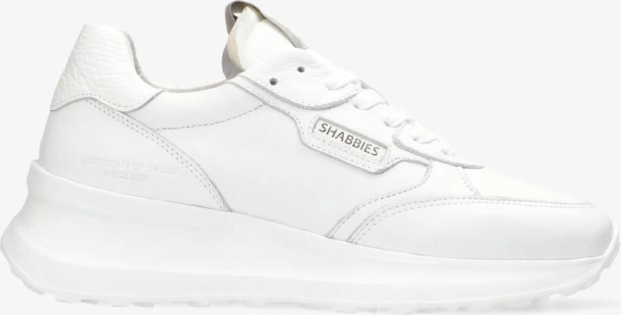 Shabbies Amsterdam Veda Ava Sneaker Leer Wit - Foto 3