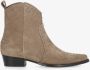 Shabbies Amsterdam Shabbies X Wendy Shs1503 Enkellaarsjes Enkelboots met rits Dames Bruin - Thumbnail 3