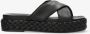 Shabbies Amsterdam 170020339 Sandalens Zwart - Thumbnail 4