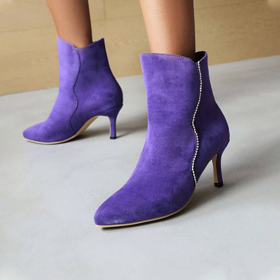 Paarse Dames Laarzen online kopen? Vergelijk op Schoenen.nl