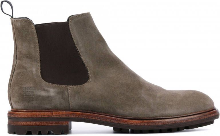 Blackstone UG23 suède chelsea boots taupe - Schoenen.nl