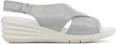 Capobella Vrouwen Leren Sandalen Damesschoenen Elza Zilver