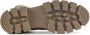 Lina Locchi Enkellaarsjes Dames Laarzen Damesschoenen Nubuck L1196 Taupe - Thumbnail 4