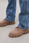 LINA LOCCHI Enkellaarsjes Dames L1196 Maat: 38 Materiaal: Nubuck Kleur: Taupe - Thumbnail 6