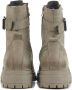 Lina Locchi Biker boots Dames Laarzen Damesschoenen Nubuck L1158 Grijs - Thumbnail 3