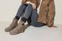 LINA LOCCHI Veterboots Dames L1158 Maat: 41 Materiaal: Nubuck Kleur: Taupe - Thumbnail 6