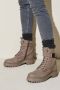 LINA LOCCHI Veterboots Dames L1158 Maat: 41 Materiaal: Nubuck Kleur: Taupe - Thumbnail 7