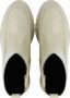 Lina Locchi Enkellaarsjes Dames Laarzen Damesschoenen Leer L1153 Gebroken wit - Thumbnail 5