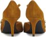 Lina Locchi Pumps Stiletto Dames Damesschoenen Suède Naaldhak hoogte 8 cm L1213 Bruin - Thumbnail 3
