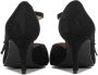 Lina Locchi Pumps Stiletto Dames Damesschoenen Suède Naaldhak hoogte 8 cm L1213 Zwart - Thumbnail 3