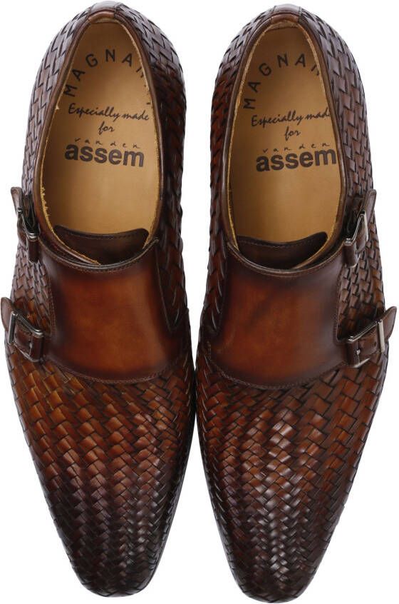 Magnanni Instappers Heren Gespschoenen Herenschoenen Suède 22016 Cognac -  Schoenen.nl