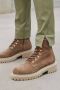 Nubikk June Laarzen Stijlvolle en Trendy Veterschoenen voor Vrouwen Beige Dames - Thumbnail 14