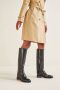 SANTONI Hoge Laarzen Dames Wshm58900bj2b Maat: 37 Materiaal: Leer Kleur: Zwart - Thumbnail 9
