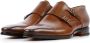 Santoni Heren Gespschoenen in Leder (Cognac) - Thumbnail 2