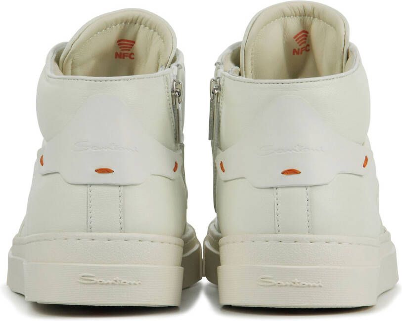 Santoni Heren Leren Sneakers