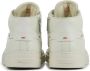 SANTONI Hoge Sneakers Heren 21555 Led Maat: 44 Materiaal: Suède Kleur: Wit - Thumbnail 4