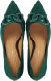 Stefano Lauran Pumps Stiletto Dames Damesschoenen Suède hoogte 7 cm S3075 Groen - Thumbnail 5