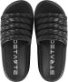 Strategia Zwarte Rubberen Slippers Black Dames - Thumbnail 4