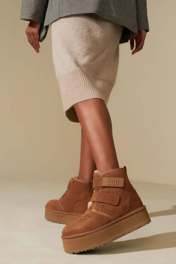 UGG Dames Leren Enkellaarsjes