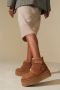 UGG Enkellaarsjes Dames Laarzen Damesschoenen Suède 1130554 Cognac - Thumbnail 7