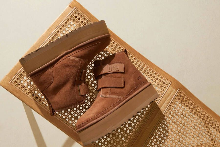 UGG Dames Leren Enkellaarsjes